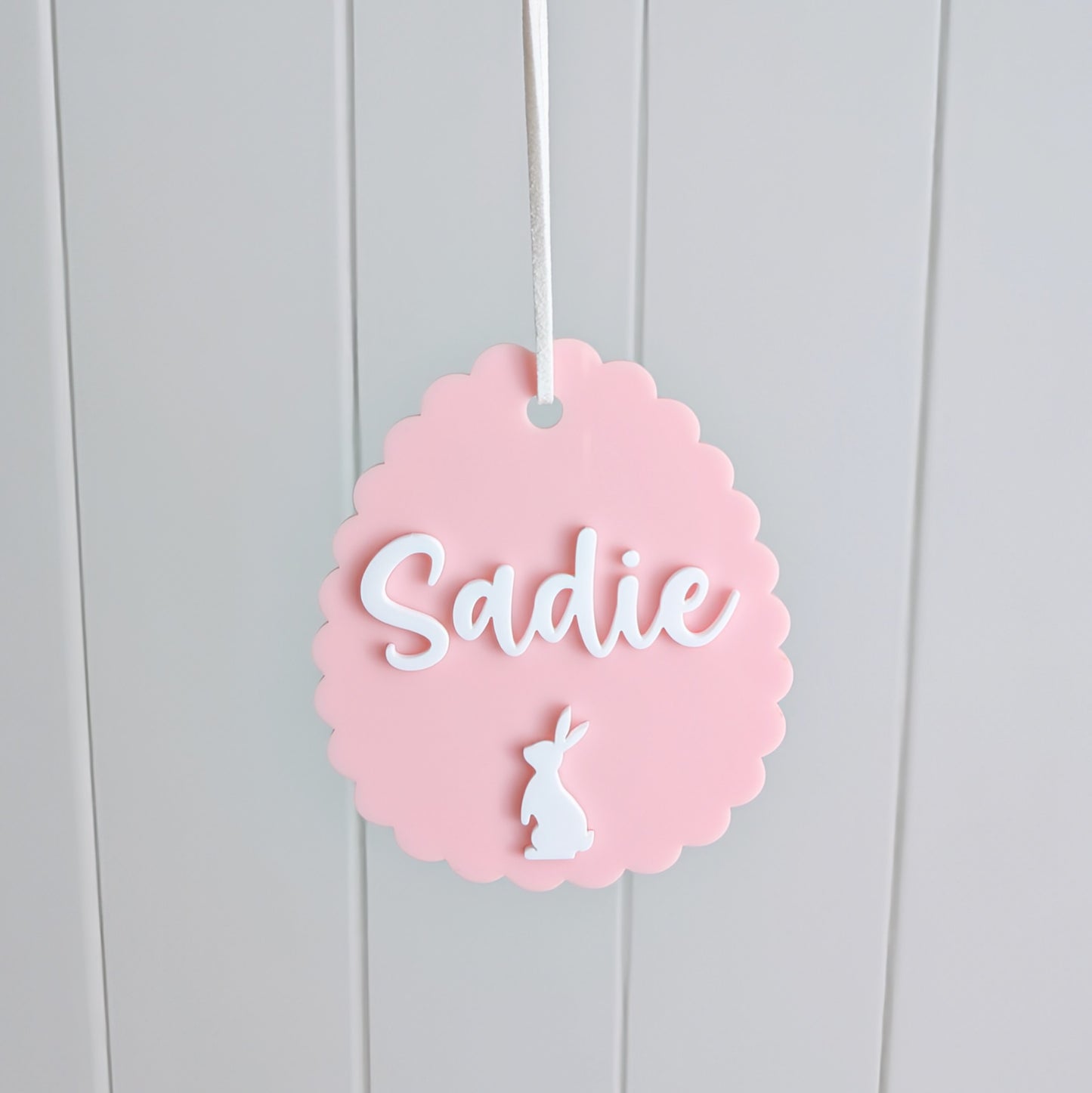 Easter Egg Scallop Tag