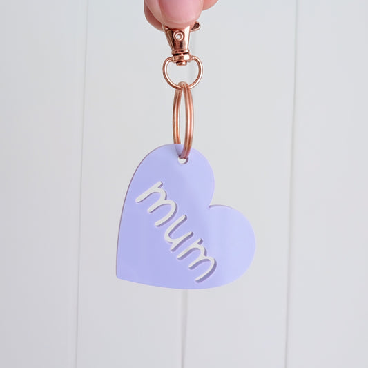 Mother's Day Cutout Keyring