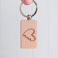 Mother's Day Wooden Engraved Keyring