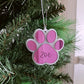 Paw Christmas Ornament - Lou James Creations