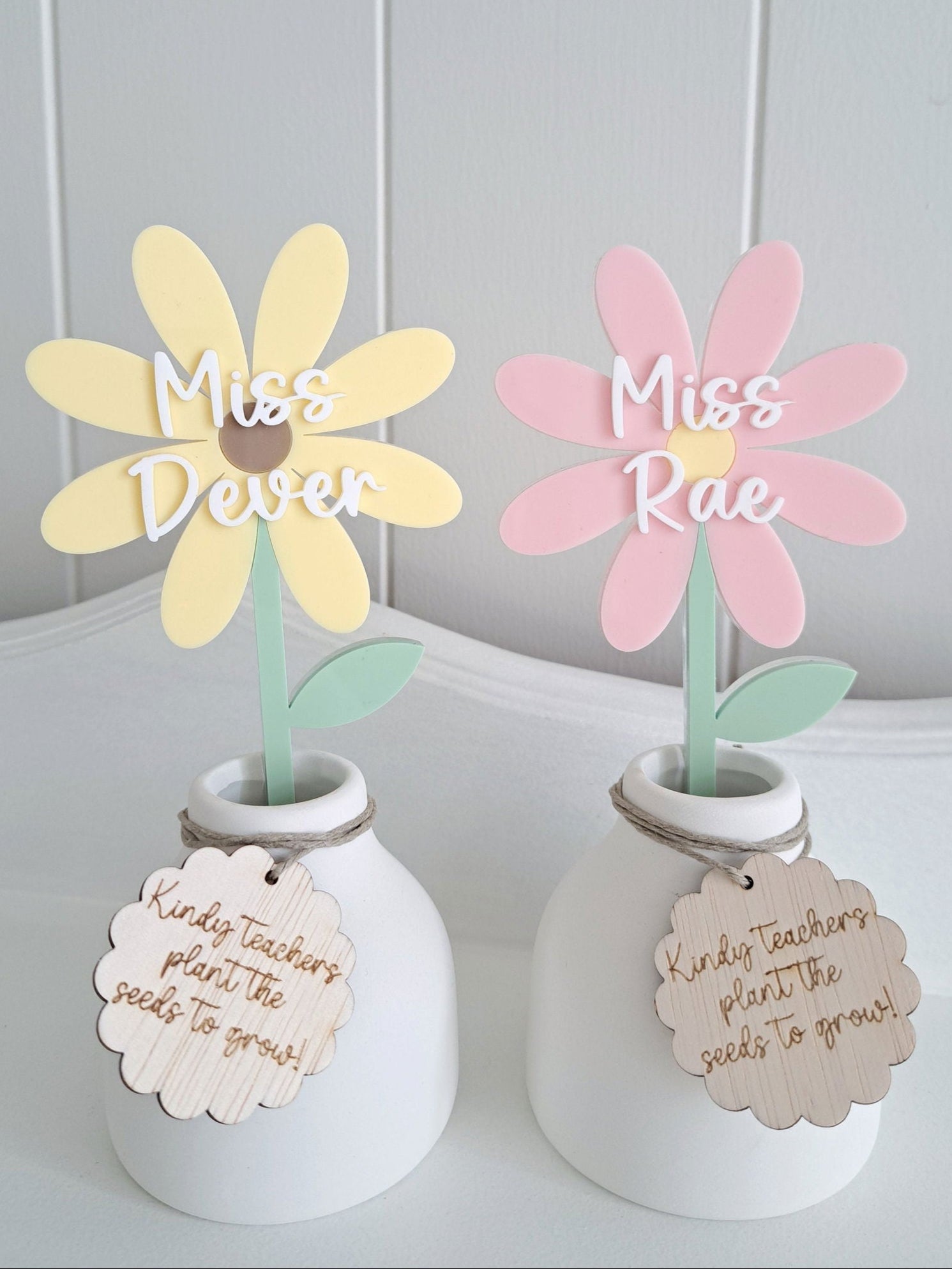Personalised Flower in Vase - Lou James Creations