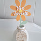 Personalised Flower in Vase - Lou James Creations