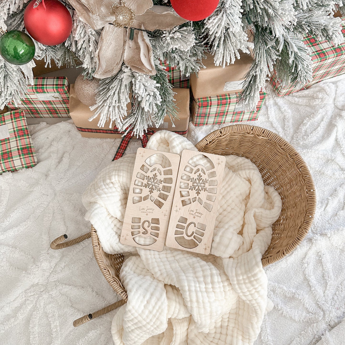 Christmas Santa Boot Stencils