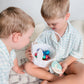 Easter Egg Bunny Silhouette Tag