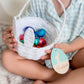 Easter Egg Bunny Silhouette Tag