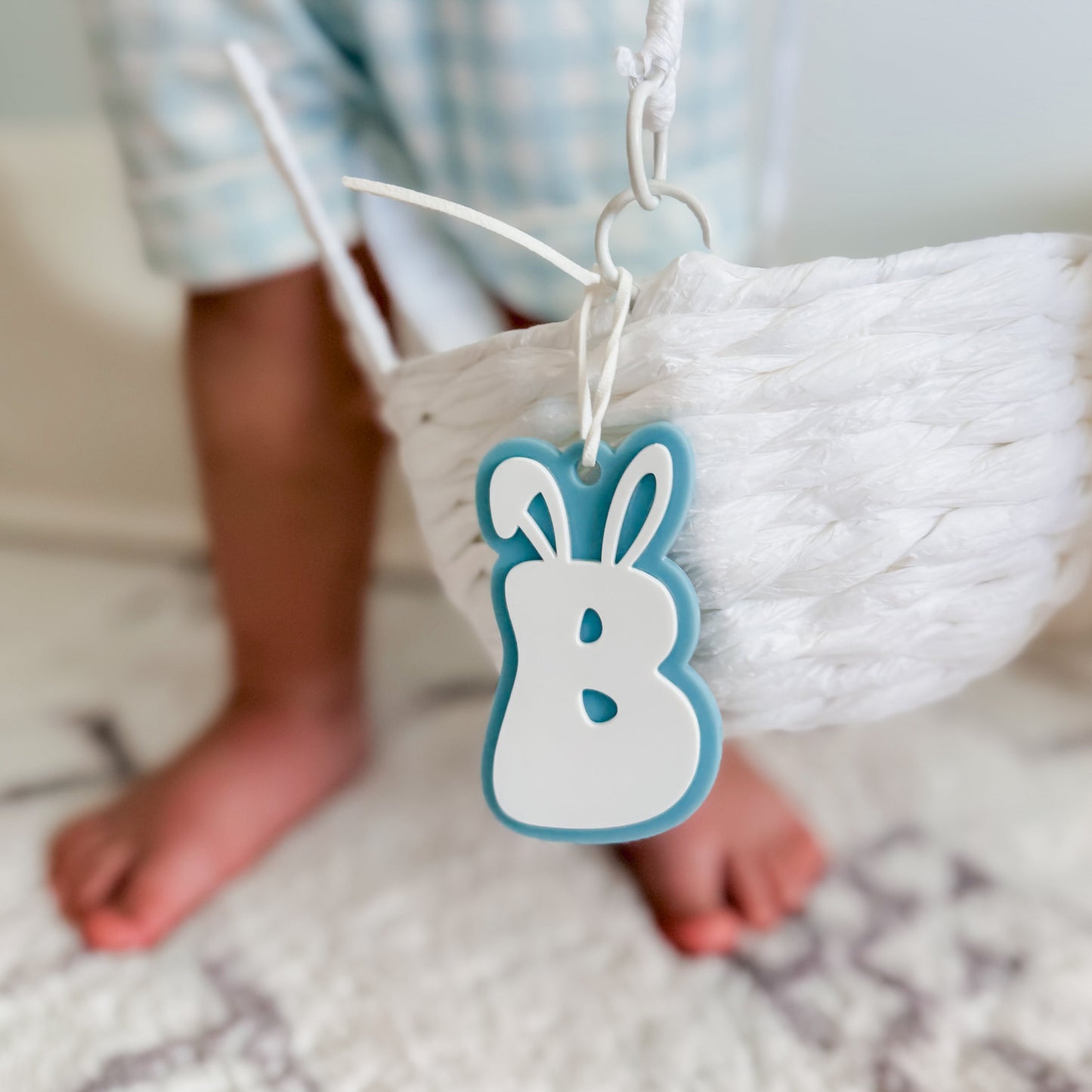 Easter Bunny Ear Letter Tag