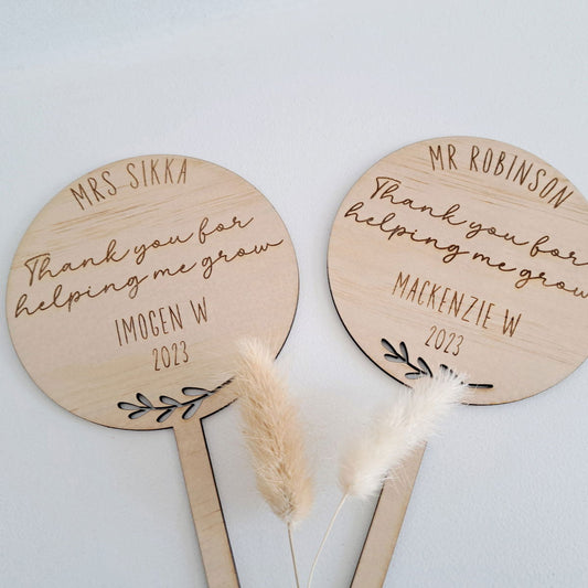 Plant Stake - Leaf - Lou James Creations