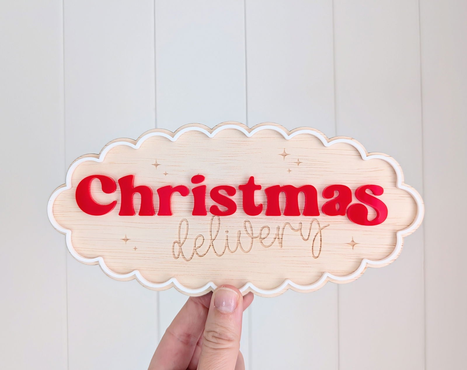 Plaque only - Small Crate Size - Lou James Creations