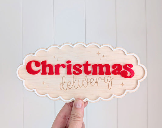 Plaque only - Small Crate Size - Lou James Creations