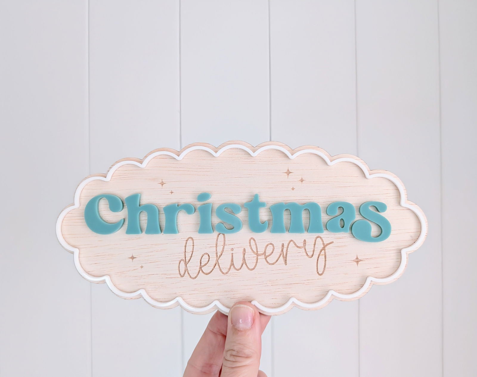 Plaque only - Small Crate Size - Lou James Creations
