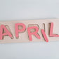 Puzzle Board with Name - Lou James Creations 