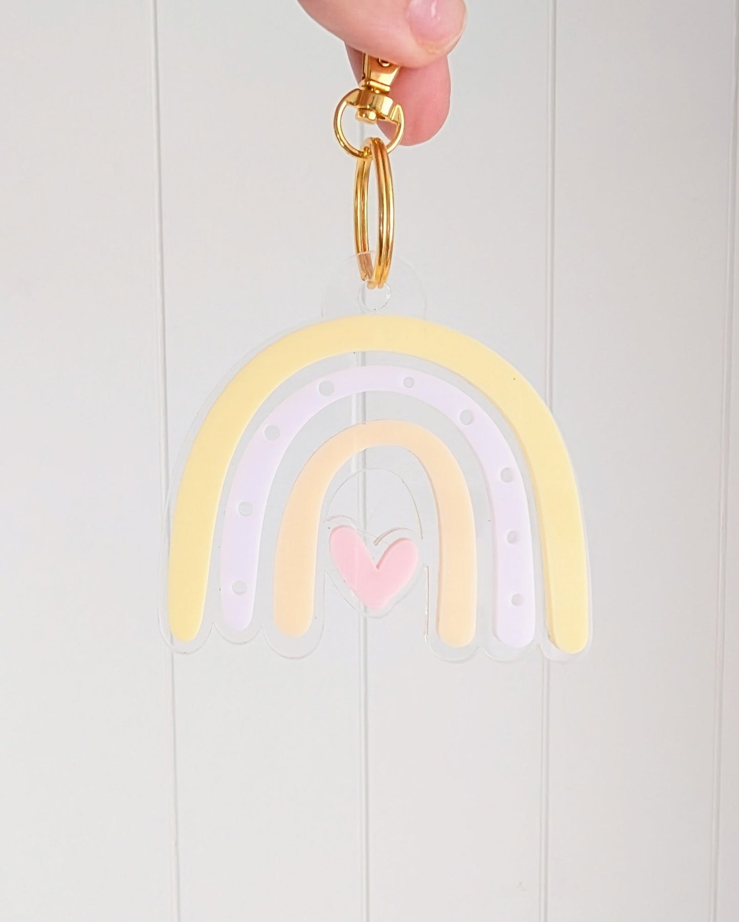 Rainbow Keyring - Large - Lou James Creations