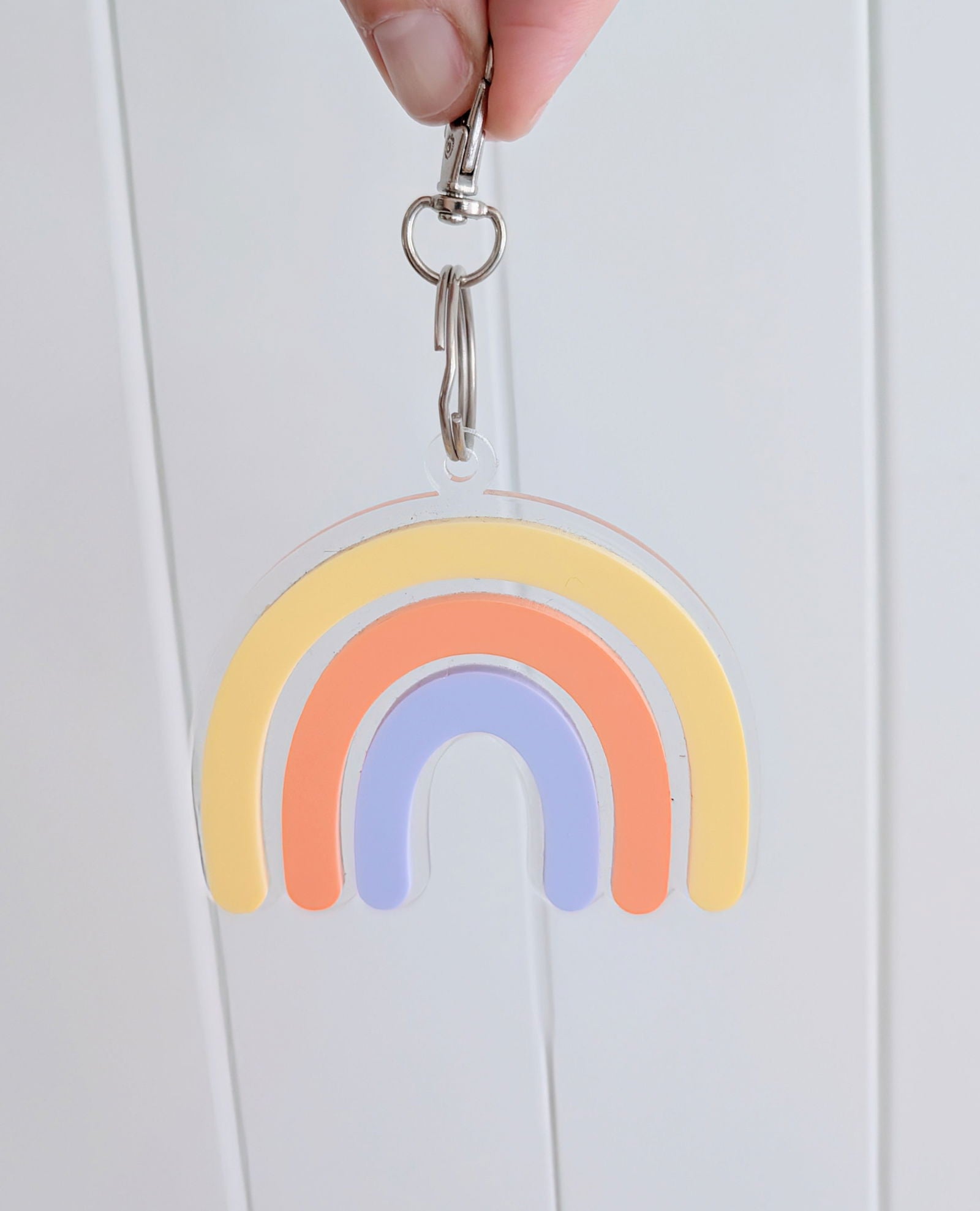 Rainbow Keyring - Large - Lou James Creations