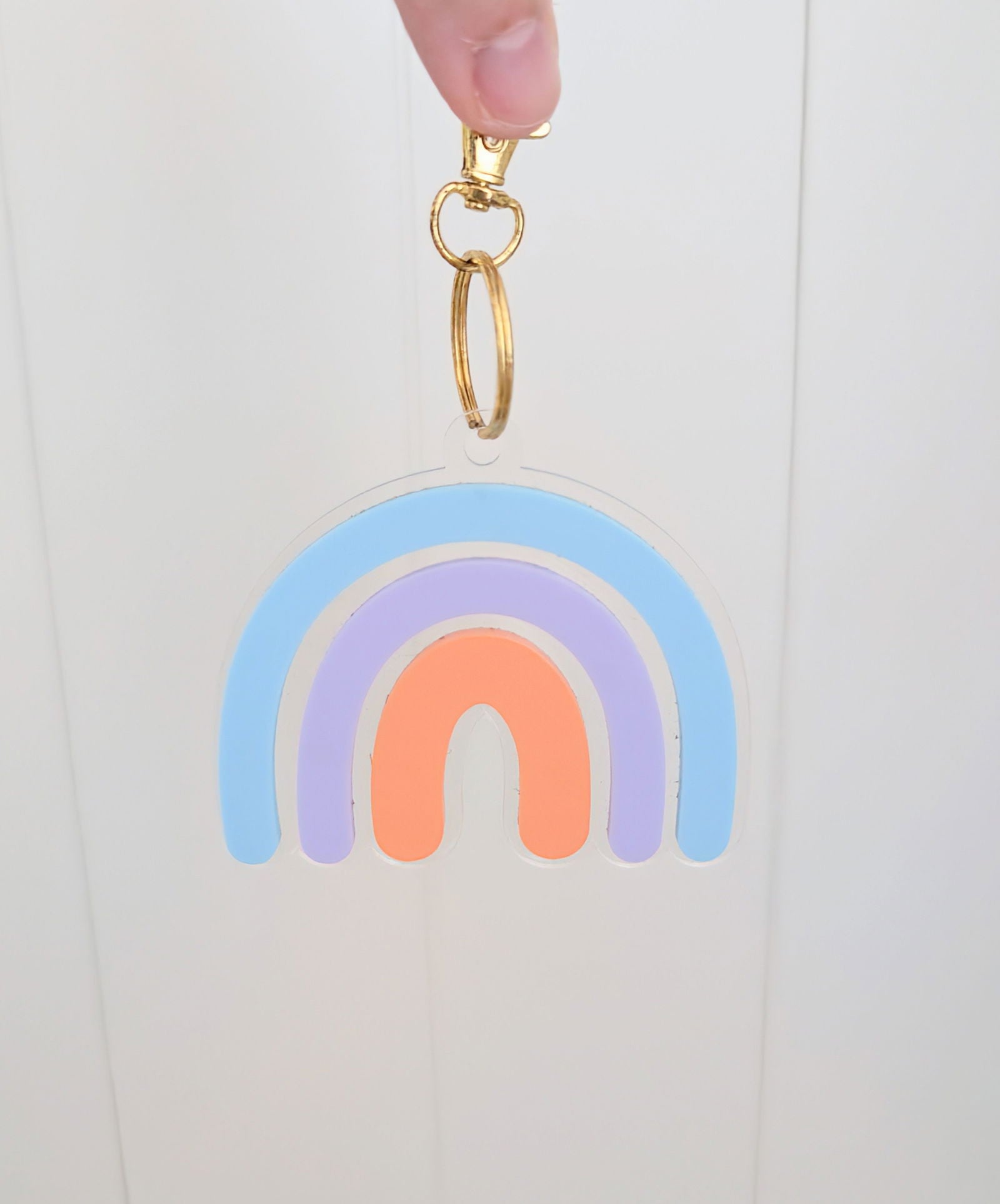 Rainbow Keyring - Large - Lou James Creations