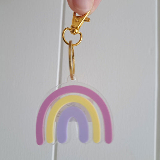 Rainbow Keyring - Small - Lou James Creations 