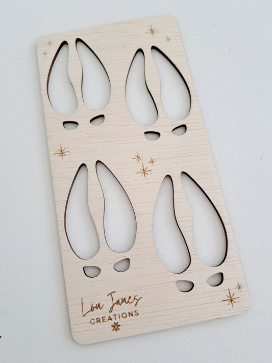 Reindeer Feet Stencils - Lou James Creations