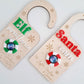 Santa Cam Door Hanger - Lou James Creations 