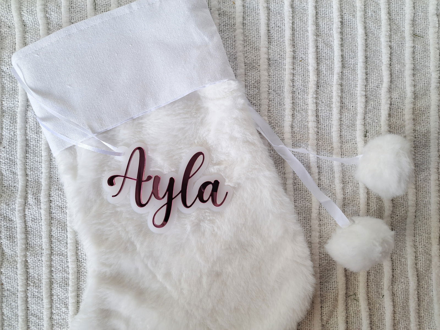 Santa Sack Name Tag - Lou James Creations