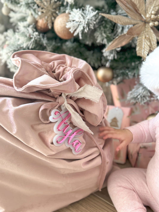 Santa Sack Personalised Tag - Lou James Creations