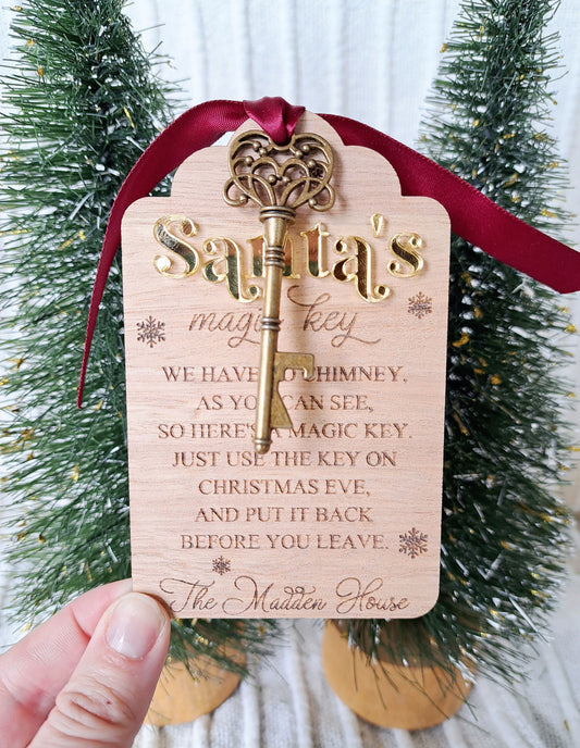 Santa's Magic Key - Personalised - Lou James Creations