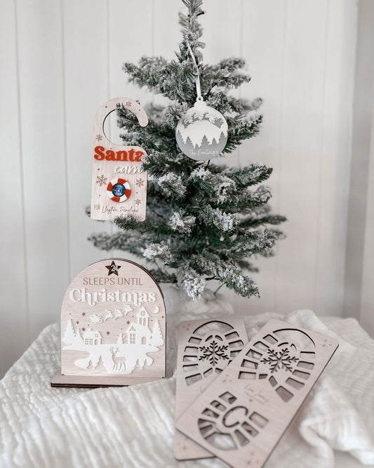 Sleeps Until Christmas Countdown Arch - Lou James Creations 