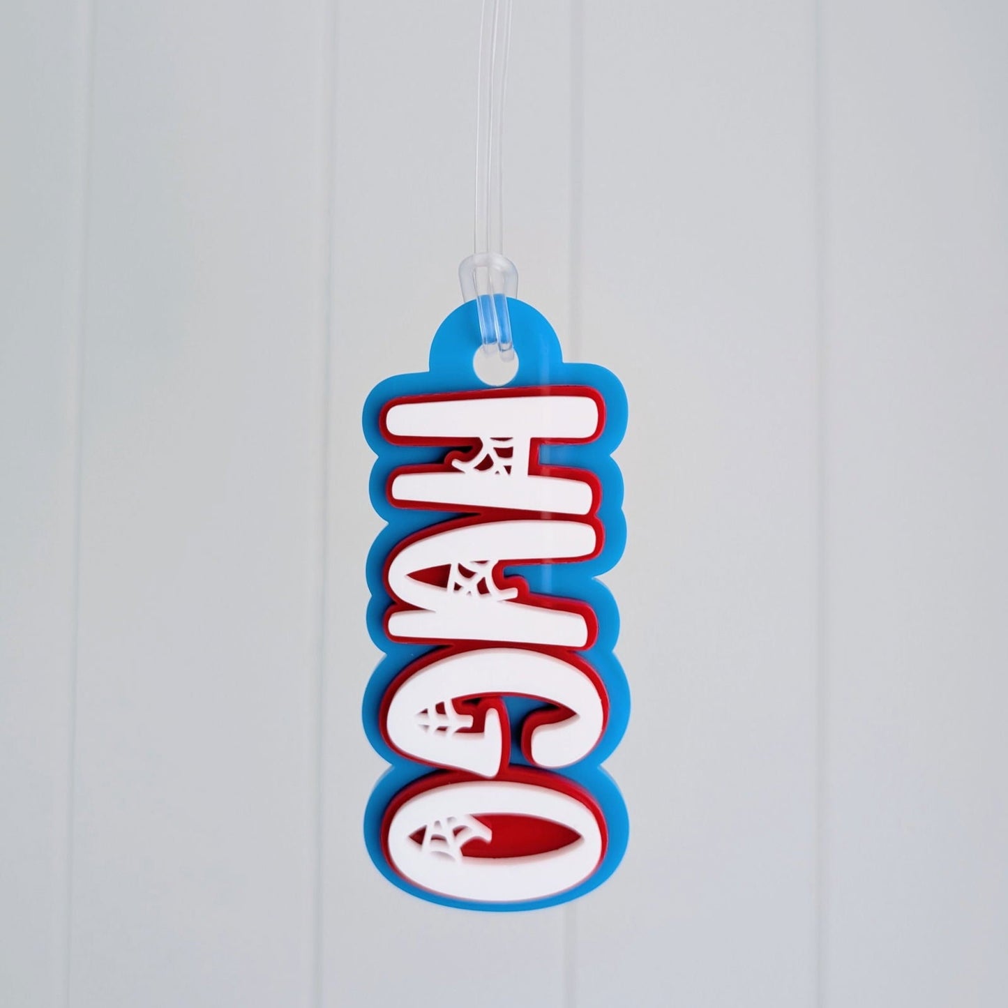 Spider Web Bag Tag - Lou James Creations 