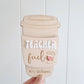 Teacher Coffee Cup Gift Voucher Holder - Lou James Creations