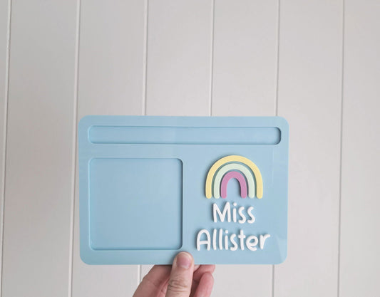 Teacher Notepad and Pen Holder - Lou James Creations