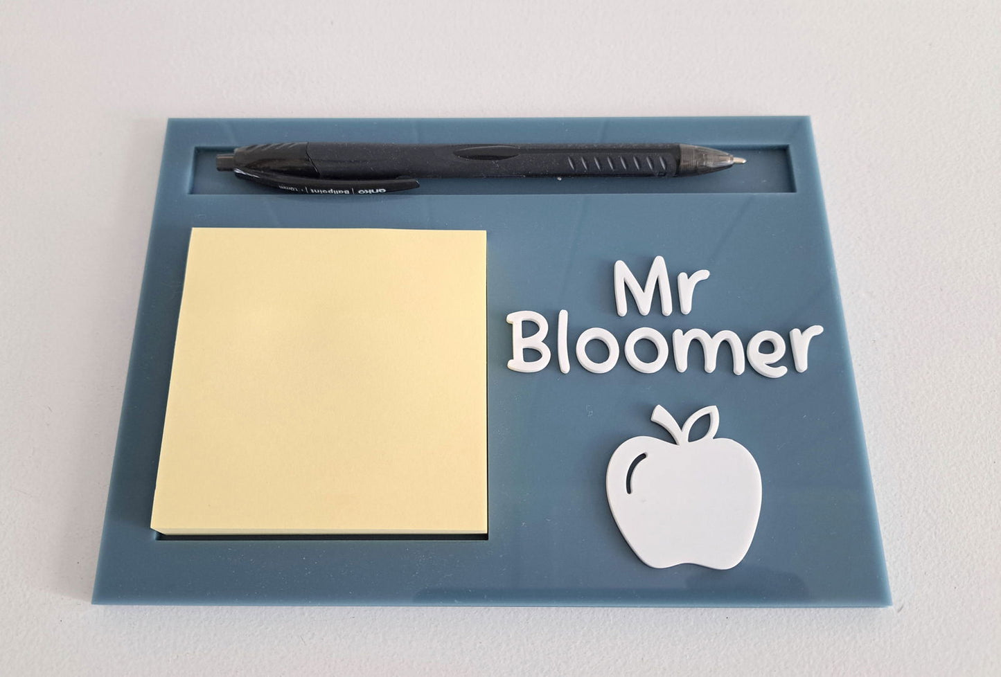 Teacher Notepad and Pen Holder - Lou James Creations
