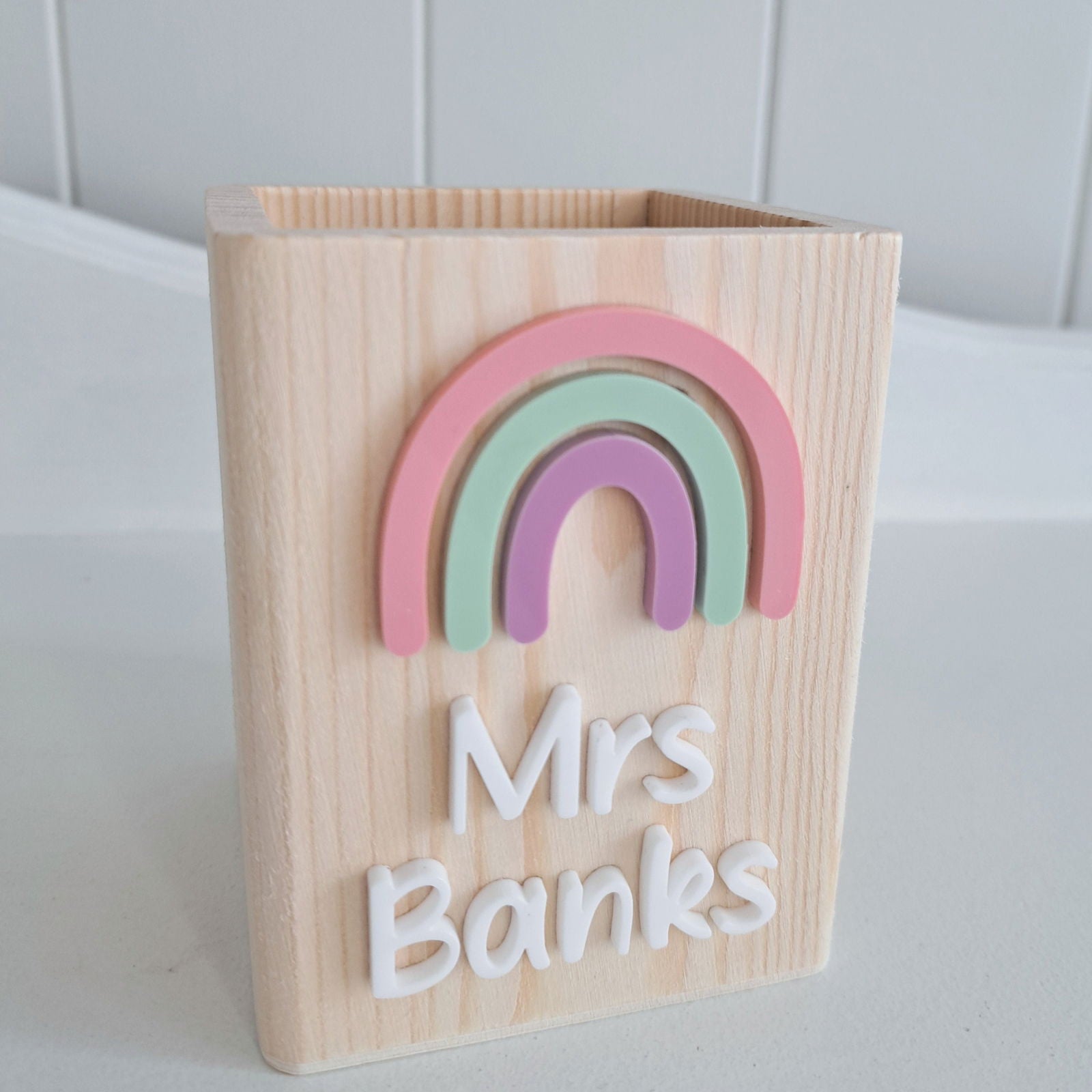 Teacher Pen Holder - Lou James Creations