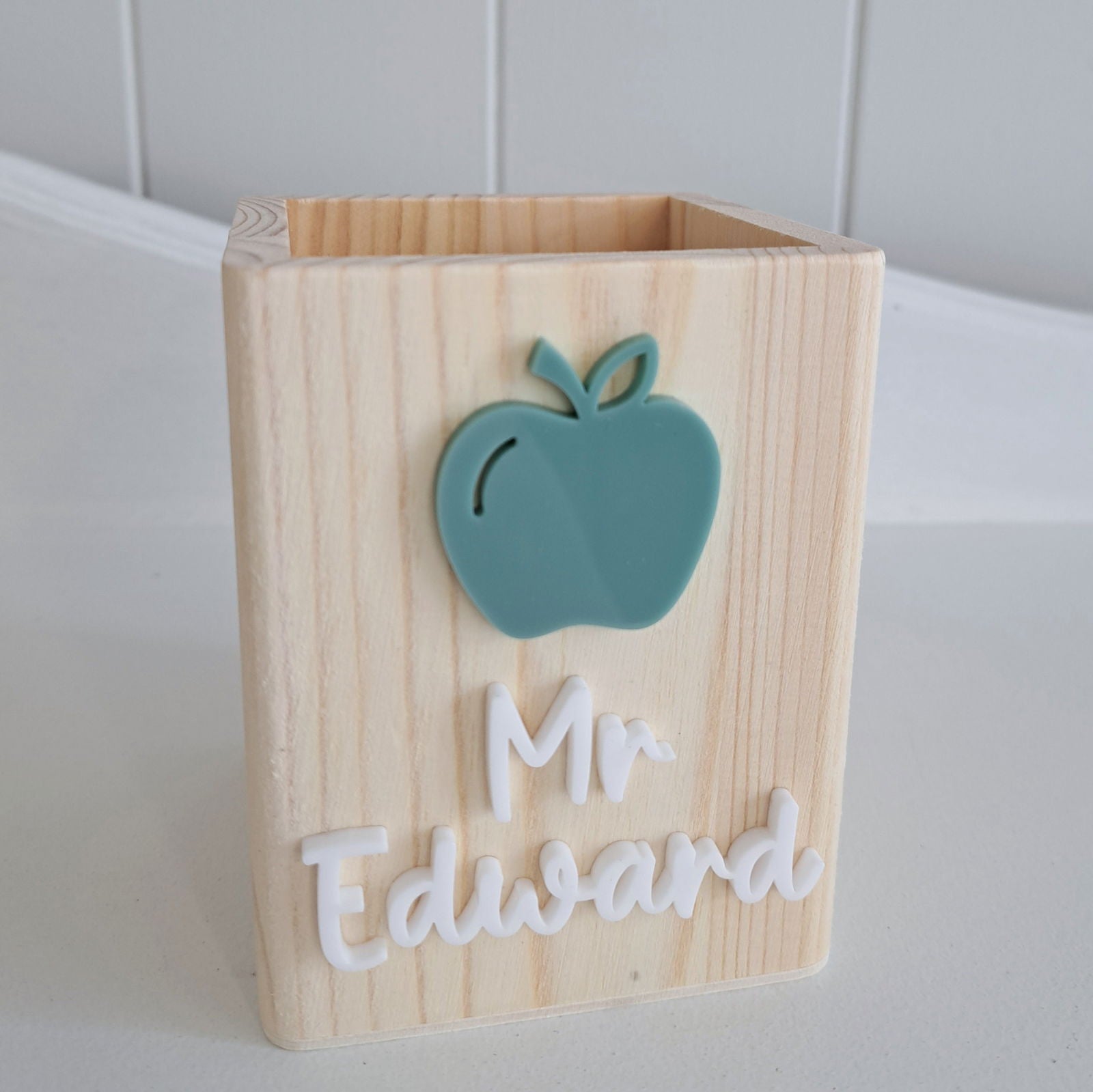 Teacher Pen Holder - Lou James Creations