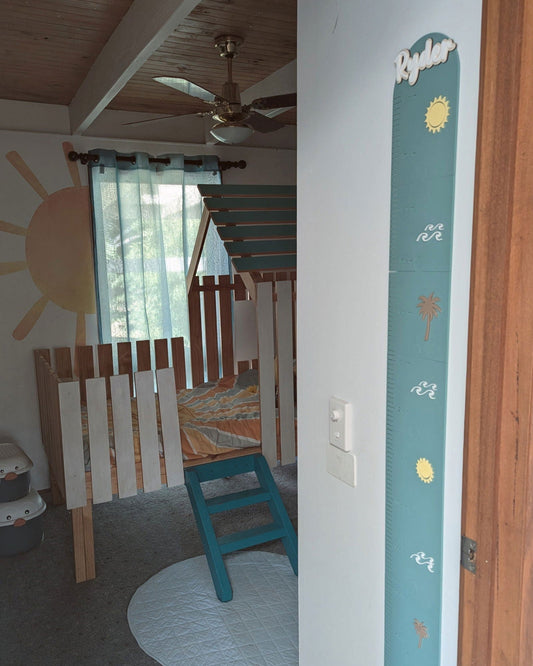 Wall Height Chart - Beach - Lou James Creations