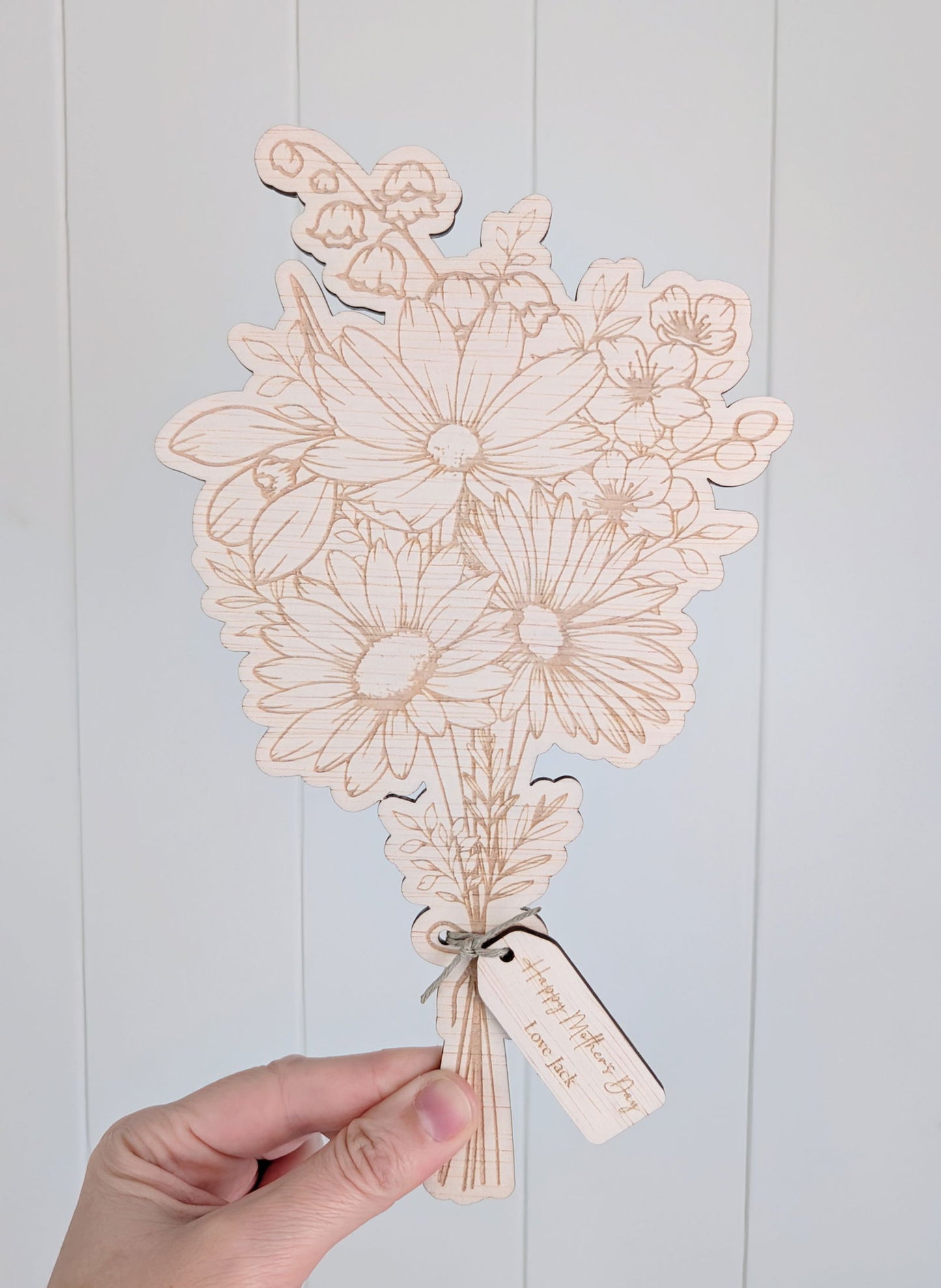 Wooden Flower Bouquet - Lou James Creations