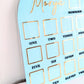 Birthday 12 Month Photo Board - Acrylic with Photo Boarder