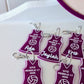 Netball Dress Team Keyring