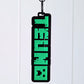 Pixel Name Bag Tag