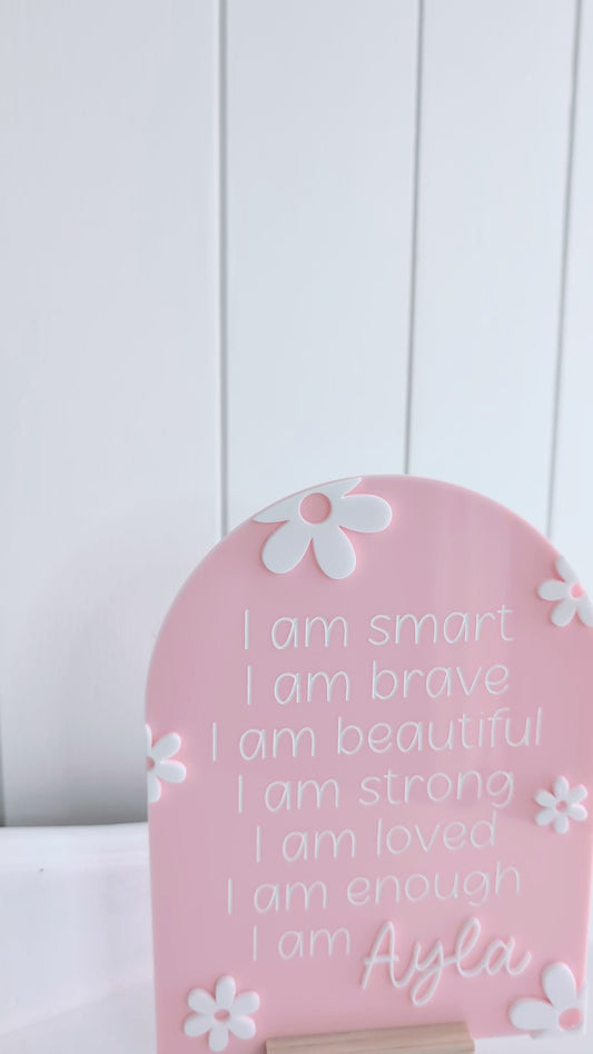 Daisy - Wooden Affirmation Arch