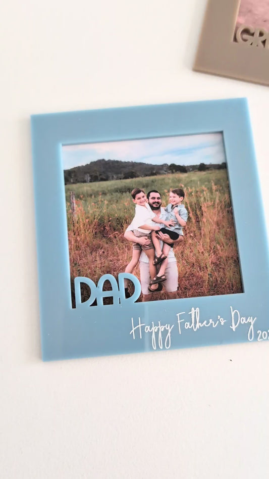 Father's Day Acrylic Photo Magnet