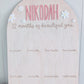 Birthday 12 Month Photo Board - Daisy Theme