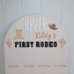 Birthday 12 Month Photo Board - First Rodeo Theme