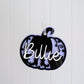 Halloween Pumpkin Witch Tag
