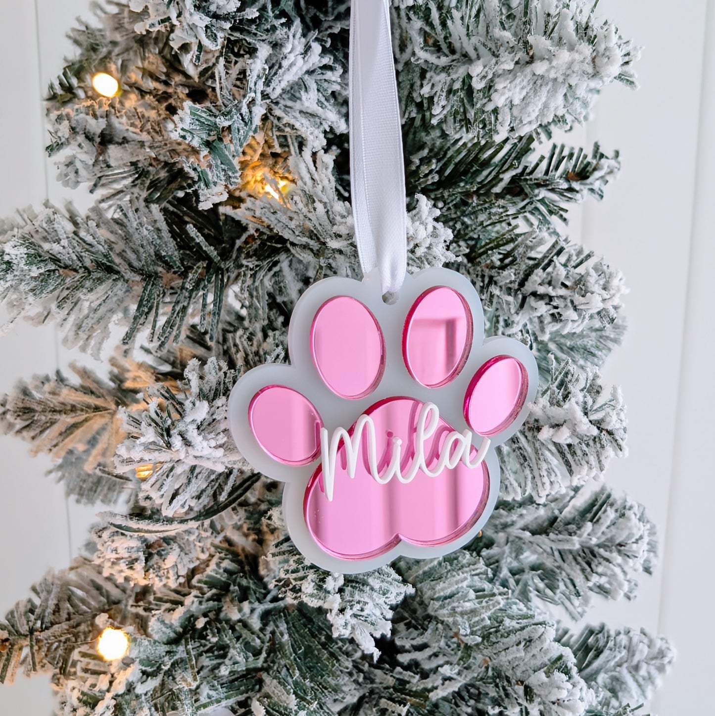 Paw Christmas Ornament