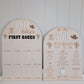 Birthday 12 Month Photo Board - First Rodeo Theme