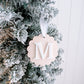 Scallop Initial Ornament