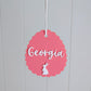 Easter Egg Scallop Tag