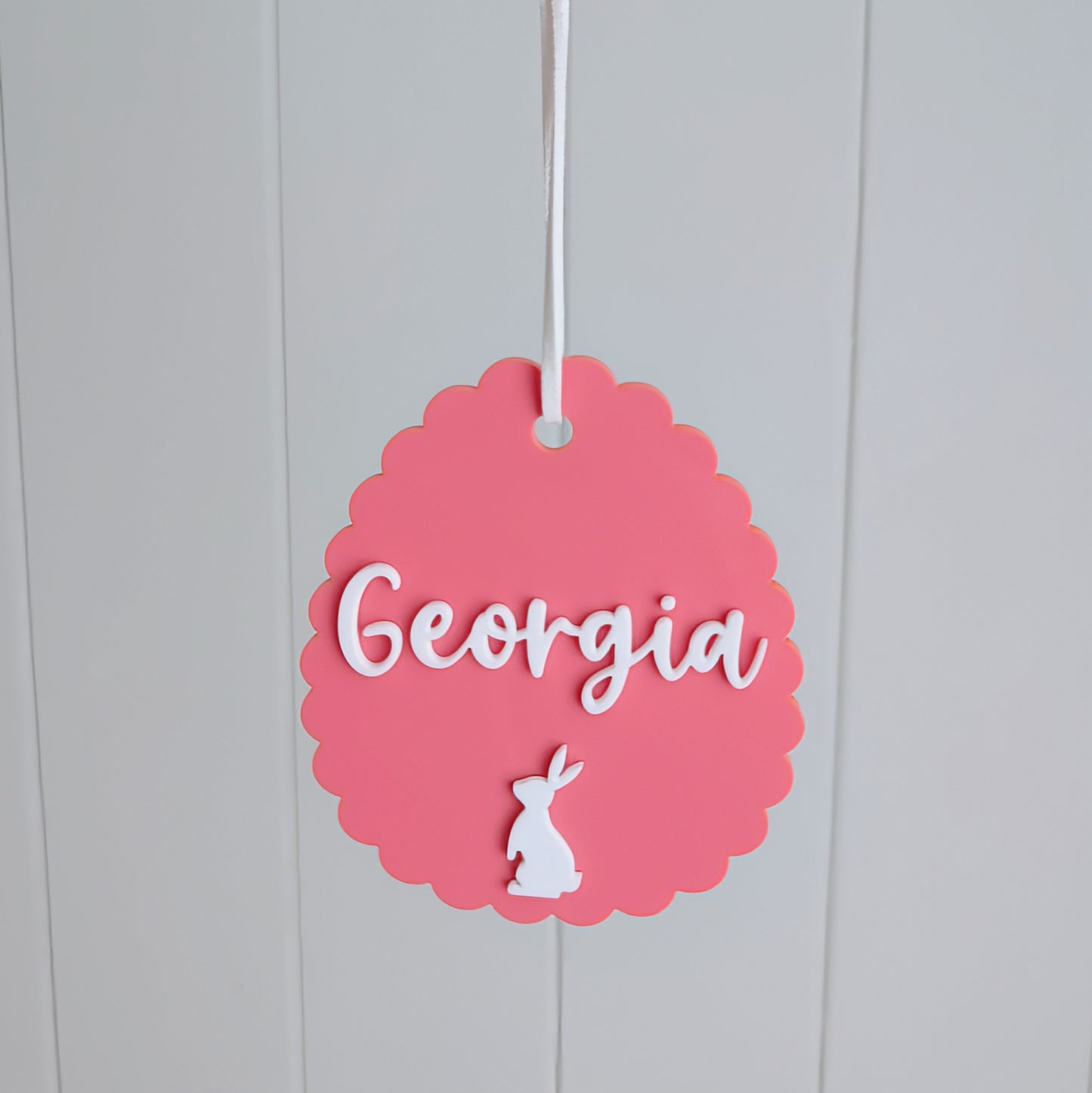 Easter Egg Scallop Tag