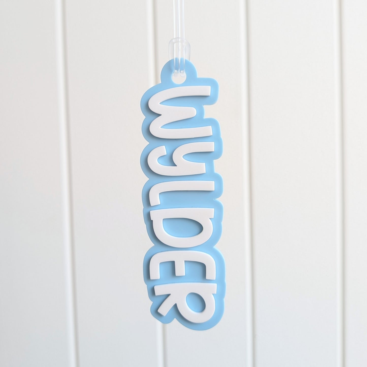 Personalised Acrylic Bag Tag