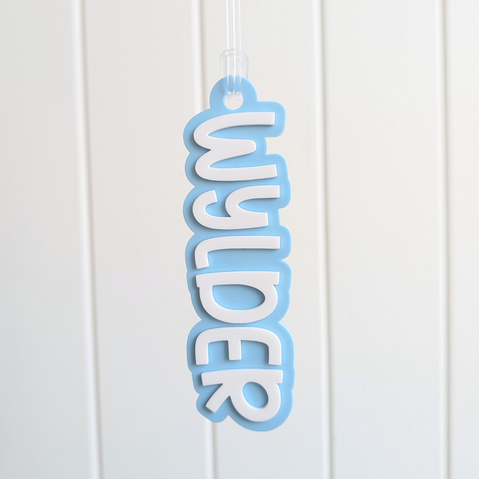 Personalised Acrylic Bag Tag