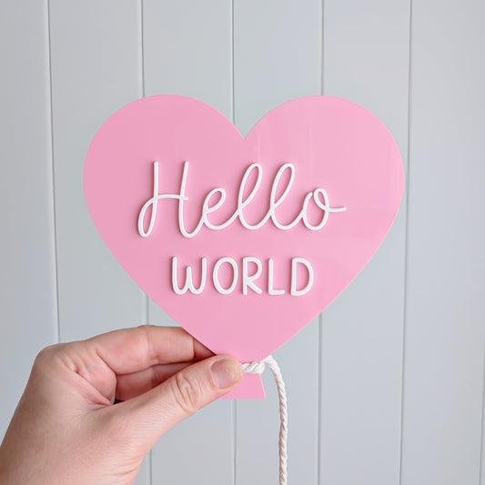 Milestone Heart Balloons - Set of 12