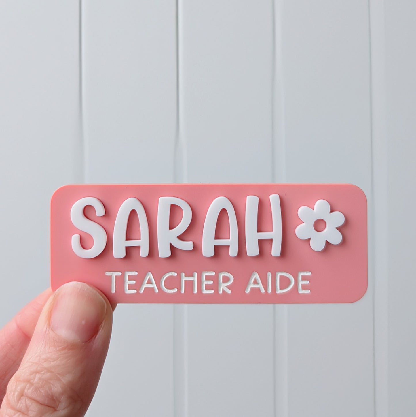 Acrylic Magnetic Name Badge - Classic